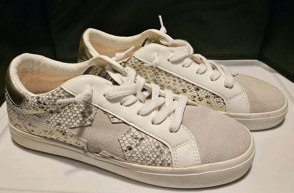 Vintage Havana Women's Kate All Over Snake Print Fashion Sneakers